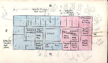 Sketch plan of the second storey of Wrest Park in 1927 [DV1-C248]